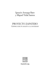 Adelanto Editorial de Proyecto Zapatero