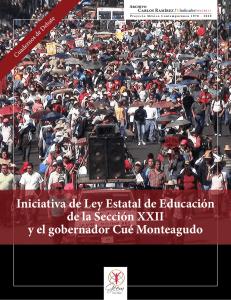 Iniciativa de Ley Estatal de Educación de la Sección XXII y el