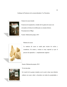 Catálogo de Productos de la comercializadora “La Florentina