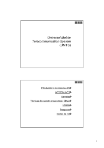 Universal Mobile Telecommunication System (UMTS)