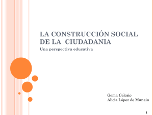 La construcción social de la ciudadania