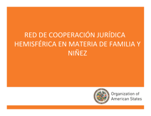 red de cooperación jurídica hemisférica en materia de familia y niñez