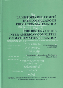La Historia del Comité Interamericano de Educación Matemática