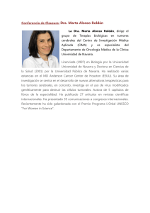 Conferencia de Clausura: Dra. Marta Alonso Roldán