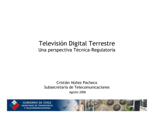 Presentación: Futuro de la TV Digital en Chile, Colegio de Ingenieros