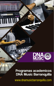Programas academicos DNA Music Barranquilla