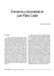 Demencia y racionalidad en Juan Pablo Castel