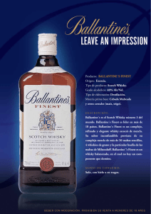 FICHA BALLANTINES FINEST - Pernod Ricard Argentina