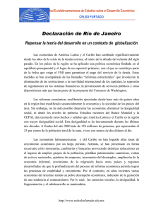 Declaración de Rio de Janeiro
