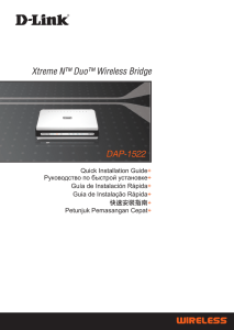 Xtreme N™ Duo™ Wireless Bridge DAP-1522