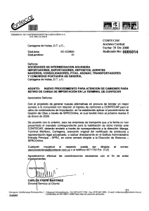 TERMINAL DE CONTENEDORES DE CARTAGENA S,A. NIT