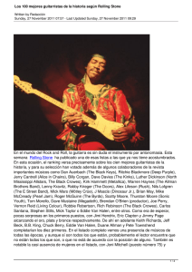 Los 100 mejores guitarristas de la historia según Rolling Stone