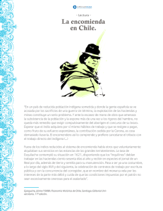 La encomienda en Chile.