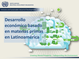Desarrollo económico basado en materias primas en Latinoamérica