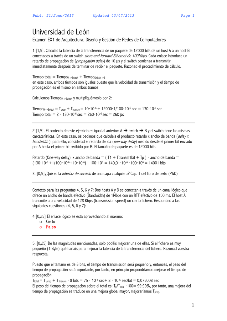 Cn Exam Solutions 13 Bienvenido A Paloalto Unileon Es