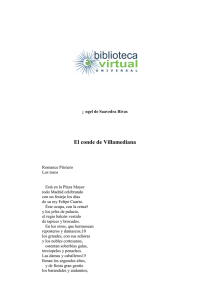 El conde de Villamediana - Biblioteca Virtual Universal