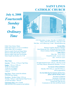July 6, 2008 - St. Linus Catholic Church