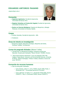 EDUARDO ANTONIO PAGANO - Facultad de Agronomía