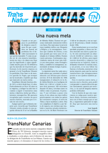 Una nueva meta TransNatur Canarias