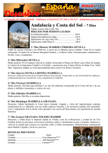 Andalucía y Costa del Sol – 7 Días