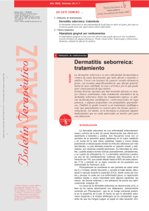 Dermatitis seborreica: tratamiento
