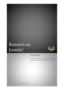 Banners en Joomla! - Tux Merlin en la Web - GNU