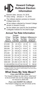 Annual Tax Rate Information