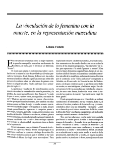 La vinculación de lo femenino con la muerte, en la representación