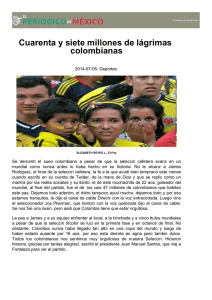Cuarenta y siete millones de lágrimas colombianas