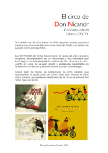 El circo de Don Nicanor