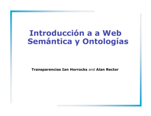 Introducción a a Web Semántica y Ontologías