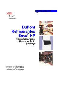 DuPont Refrigerantes Suva HP