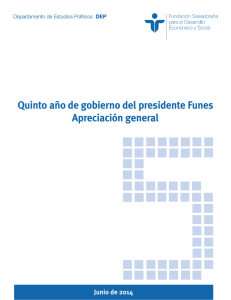 Quinto año de gobierno del presidente Funes Apreciación general