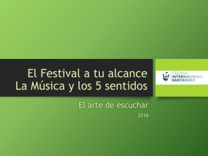 Fest Santan Curso 1 - Festival Internacional de Santander