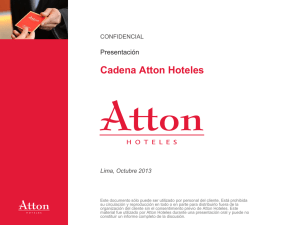 Presentación Cadena Atton Hoteles