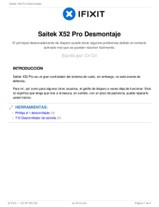 Saitek X52 Pro Disassembly
