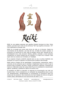 REIKI es una palabra japonesa que significa