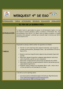 webquest 4º de eso - Ciencias Soci@les