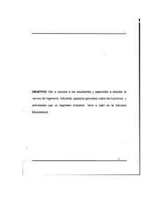 OBJETIVO: Dar a conocer a los estudiantes y aspirantes a estudiar