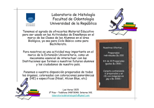 Laboratorio de Histolog&iacute;a