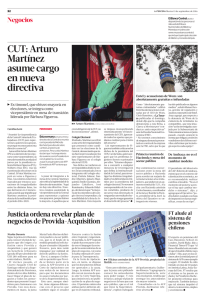 CUT: Arturo Martínez asume cargo en nueva directiva