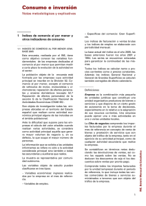 Consumo e inversión - Instituto Nacional de Estadistica.
