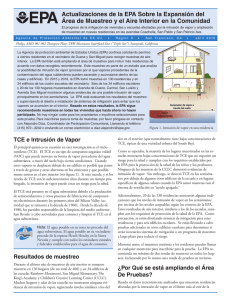 Actualizaciones de la EPA Sobre la Expansión del Área de