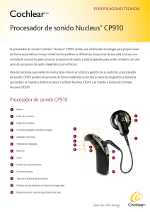 Procesador de sonido Nucleus® CP910