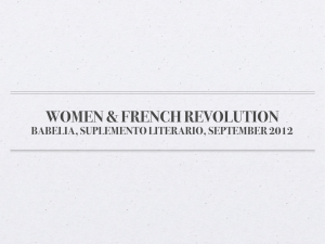 Women French Revolution