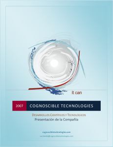 Dossier Cognoscible Technologies (PDF 1,25 Mb)