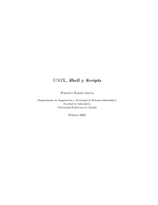 UNIX, Shell y Scripts