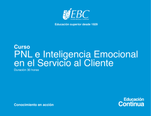 PNL e Inteligencia Emocional en el Servicio al Cliente