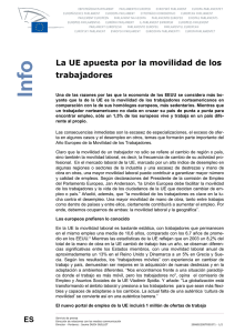 La UE apuesta por la movilidad de los trabajadores