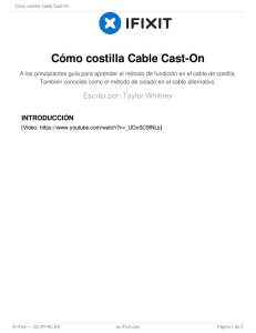 Cómo costilla Cable Cast-On